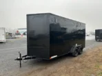 Homesteader 7 x 16 V-Nose Enclosed Cargo Trailer – Black Trim - Image 6