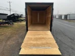 Homesteader 7 x 16 V-Nose Enclosed Cargo Trailer – Black Trim - Image 7