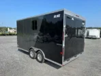 Car Mate 8.5 x 16 Enclosed V-Nose Cargo Trailer- A/C Unit - Image 9