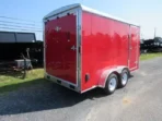 Carry On 7 x 14 Enclosed V-Nose Cargo Trailer – 6″ Extended Height - Image 2