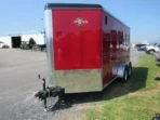 Carry On 7 x 14 Enclosed V-Nose Cargo Trailer – 6″ Extended Height - Image 4