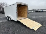 Carry On 7 x 18 Enclosed V-Nose Cargo Trailer – 6″ Added Height - Image 8