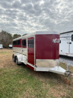 2023 Exiss Trailers Exhibitor Mini Combo 615W BP Windows Horse Trailer